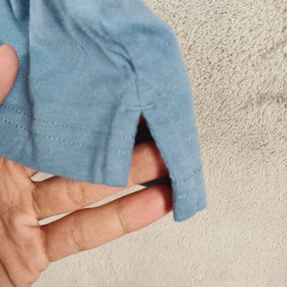 NWOT TRUE CLASSIC Men Polo Shirt Size XL Blue Knit Cotton Blend Casual - Picture 7 of 10